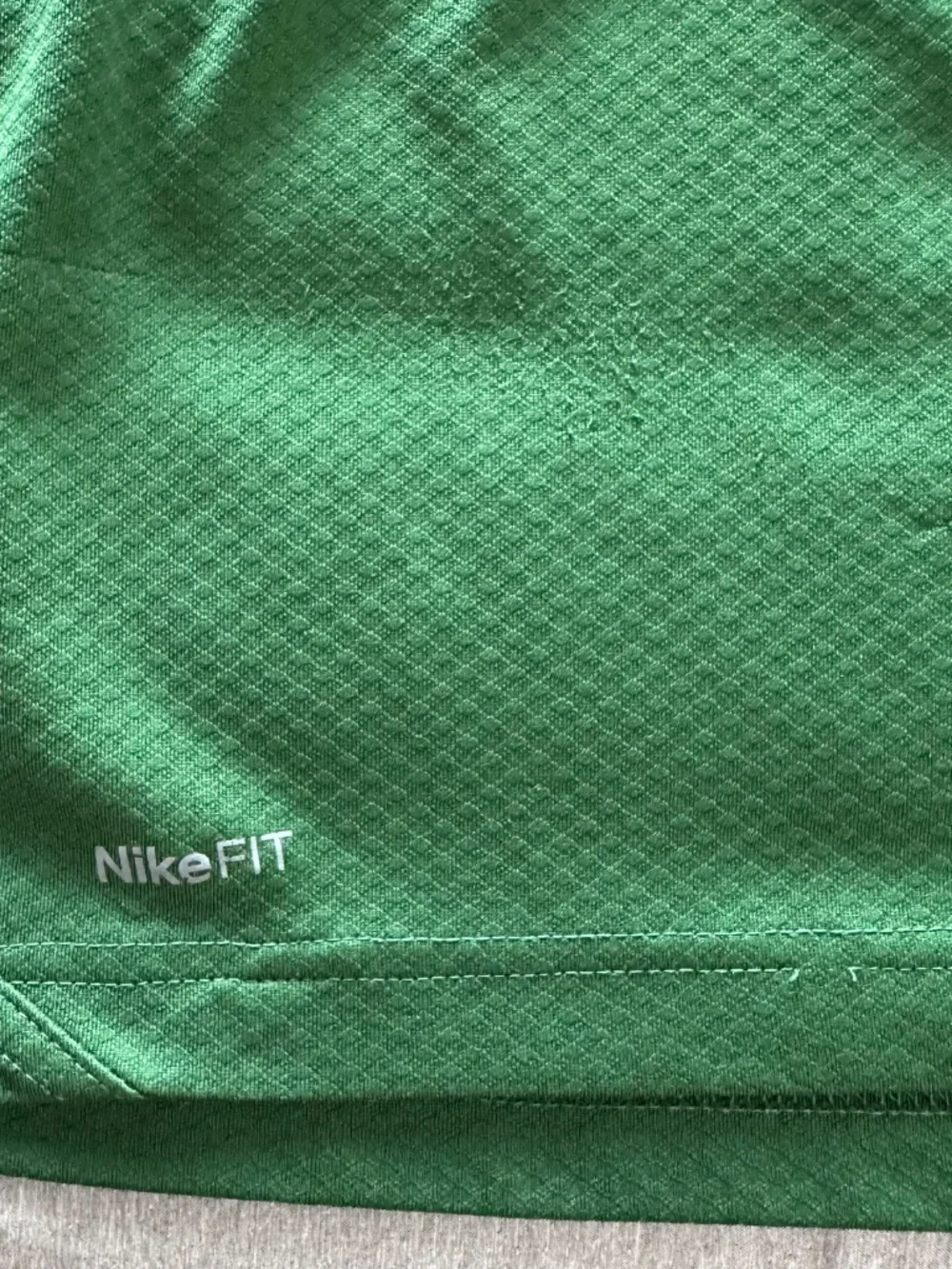NIKE Team Fit Dry Michigan State Spartans Mens XL Polo Shirt Green/White Golf